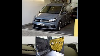 One Day Pssound Transformation on VW Caddy  HAT STEG Audison Comfortmat [upl. by Dierdre]