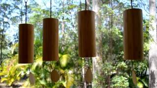 10 Hours Koshi Wind Chimes Earth Air Water Fire  Video amp Audio 1080HD SlowTV [upl. by Fanchie]