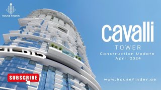 Cavalli Tower Construction Update 2024 Dubai Marina  House Finder Dubai  Damac Properties [upl. by Nnahgem]