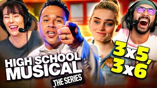 HIGH SCHOOL MUSICAL The Series Season 3 Episode 5 amp 6 REACTION HSMTMTS  Its On Camp Rock [upl. by Nakeber]