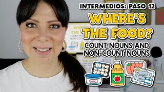 PASO 12 INTERMEDIOS COUNT NOUNS Y NONCOUNT NOUNS EN INGLÉS  SUSTANTIVOS CONTABLES E INCONTABLES [upl. by Aciemaj443]