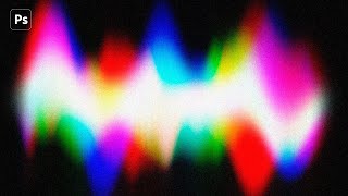 Abstract Spectrum with Noise Effect  Adobe Photoshop Tutorial [upl. by Assiral132]