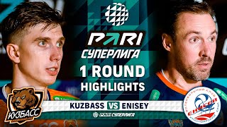 Kuzbass vs Enisey  HIGHLIGHTS  1 Round  Pari SuperLeague 2025 [upl. by Nosyaj824]