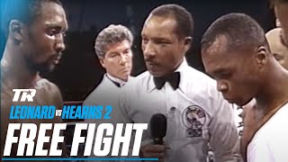 Sugar Ray Leonard vs Thomas Hearns 2  FREE FIGHT [upl. by Etteiram]