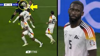 Antonio Rudiger own goal Vs Scotland 😂🤣 [upl. by Levi898]