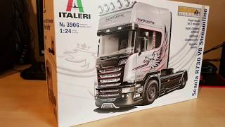 Modell lkw SCANIA R730 Silver Griffin ITALERI Part 1 [upl. by Ocisnarf]