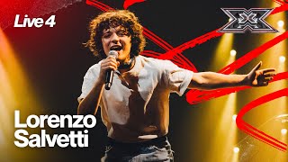 Lorenzo Salvetti si scatena sul palco con “Me So’ Mbriacato” di Mannarino  X FACTOR 2024 LIVE 4 [upl. by Kwapong]