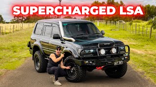 600HP LSA Supercharged V8 Toyota 80 Series Land Cruiser FZJ80  THE KING OF 4X4 [upl. by Abana]