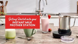 Getting Started with your Instant Milk Frother Station [upl. by Ydieh]