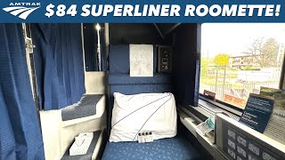 84 PRIVATE ROOM Amtrak Superliner Roomette Trip Report [upl. by Vizza]