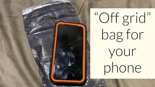 DIY Faraday Phone Bag Prep 365 EP105 [upl. by Lundin]