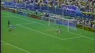 Brasil x França Copa 86 Decisão por pênaltis  Brazil x France 1986 Penalty Shootout [upl. by Livingstone]