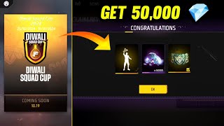 Diwali Squad Cup Full Details  How To Get 50000 Diamond In Diwali Squad Cup [upl. by Ronda]