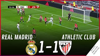 Real Madrid vs Athletic Bilbao 11 MATCH HIGHLIGHTS  Video Game Simulation amp Recreation [upl. by Tecla59]