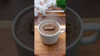 Make Cafe Style Hot Chocolate at Home ☕😍 hotchocolaterecipe recipe winterseason yourubeshorts [upl. by Lomaj]