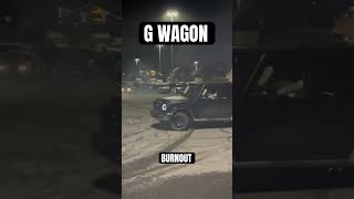 G WAGON DRIFT BURNOUT mercedes gwagon automobile 2024 viralvideo drift shorts shortvideo [upl. by Otreblanauj]