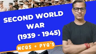 Second World War One Shot  Second World War MCQs  PYQs  WW2 ICSE Class 10  sirtarunrupani [upl. by Arimak111]