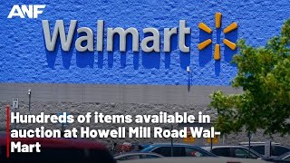 Hundreds of items available in auction at Howell Mill Road WalMart [upl. by Enyaht]