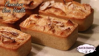 Recette des Financiers Noix de Coco Vanille [upl. by Ameyn323]