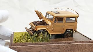 Toyota FJ40 Land Cruisers Wood Art [upl. by Seem]