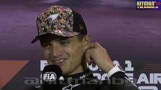 Top three drivers post RACE press conference  F1 2024 Singapore Grand Prix Marina Bay [upl. by Ritch936]