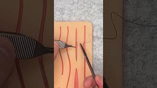 How to suture doctor surgery surgeon stitches [upl. by Ennalorac]