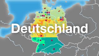 Deutschland  Überblick in Karten [upl. by Aleyam]