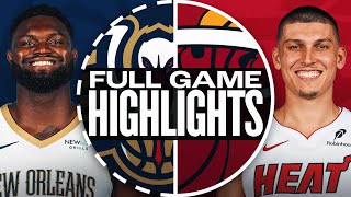 PELICANS at HEAT  NBA PRESEASON FULL GAME HIGHLIGHTS  October 13 2024 [upl. by Afatsom]