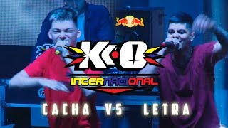 CACHA 🇦🇷 VS LETRA 🇻🇪  VIDEO OFICIAL HD  CUARTOS DE FINAL KO INTERNACIONAL  BOGOTÁ [upl. by Machutte686]