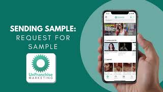 UnFranchise Marketing App Sending Sample Walkthrough Tutorial [upl. by Eelinej]