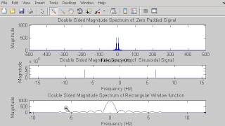 DFT windowing Explanation and Demo [upl. by Yliram]