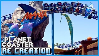 MANTA SEAWORLD SAN DIEGO Recreation Coaster Spotlight 31 PlanetCoaster [upl. by Alexina]