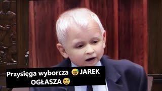 Przysięga wyborcza 😅 PiS Jarek ogłasza😅 PARODIA [upl. by Ahsieni716]