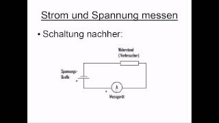 Strom Spannung messen [upl. by Ohcirej]