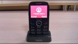 Alcatel One Touch incoming call Phone for old men [upl. by Bertie]