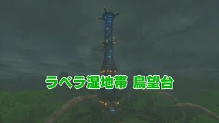 ラベラ湿地帯 鳥望台【攻略動画】Rabella Wetlands Skyview Tower『ゼルダの伝説 ティアーズ オブ ザ キングダム』 [upl. by Aronaele498]