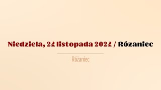 Różaniec  24 listopada 2024 [upl. by Frasco]