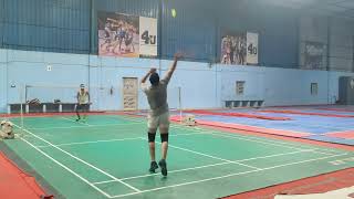 Badminton Singles Match  Nitin Vs Deepak  Match3 [upl. by Gunter]