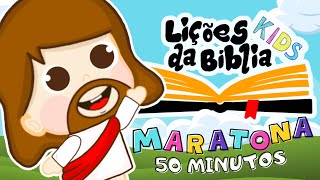 50 min de Desenho Bíblico  MARATONA DESENHOS BÍBLICOS [upl. by Silvio]