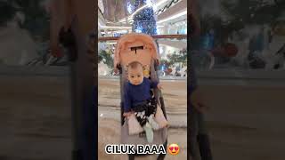 BABY D 7 months old JALAN JALAN DIMALL baby7month christmasvibe baby cilukba [upl. by Nnairam]