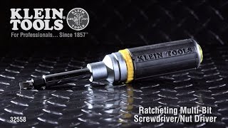 Ratcheting MultiBit ScrewdriverNut Driver [upl. by Eseuqram583]