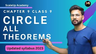 All Theorems  Class 9th Circle  Chapter 9  One Shot Video  Maths Ncert [upl. by Imre]