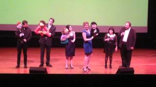 Robyn Goodman honored by Avenue Q original cast at 2014 Lucille Lortel Awards [upl. by Geoffry]