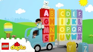 LEGO DUPLO  Alphabet Song  Learning For Toddlers  Nursery Rhymes  Cartoons and Kids Songs [upl. by Weldon]