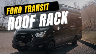 Ford Transit Roof Rack Install  A Game Changer for your Van [upl. by Ailhat]