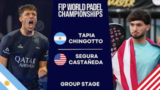 CHINGOTTOTAPIA VS SEGURACASTANEDA  WORLD PADEL CHAMPIONSHIPS 2024  HIGHLIGHTS MATCH 1 [upl. by Osnofla992]