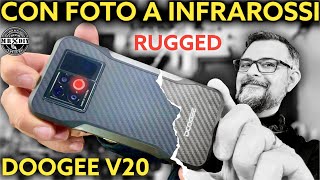 Smartphone indistruttibile con fotocamera infrarossi DOOGEE V20 rugged telefono con doppio display [upl. by Sibilla567]