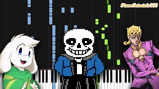 Megalovania x Giornos Theme x His Theme  EPIC Piano Mashup [upl. by Denny]