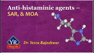 Antihistamines  SAR amp MOA  SAR of Antihistamines  MOA of Antihistamines  YR Pharma Tube [upl. by Aekahs]