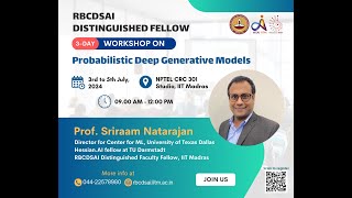 Workshop on quotProbabilistic Deep Generative Modelsquot by Prof Sriraam Natarajan Day 1 [upl. by Eneleoj603]